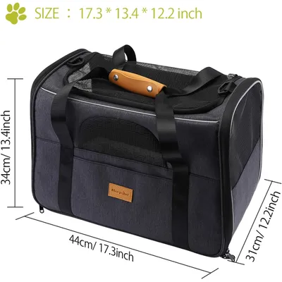 HausPets Sac Transport Pliable et Respirant pour Chat et Petit Chien HausPets Sac Transport Pliable et Respirant pour Chat et Petit Chien