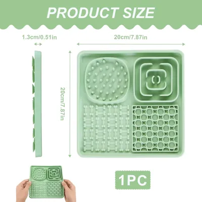 HausPets Tapis de Léchage Silicone Antidérapant avec Ventouses pour Chien HausPets Tapis de Léchage Silicone Antidérapant avec Ventouses pour Chien