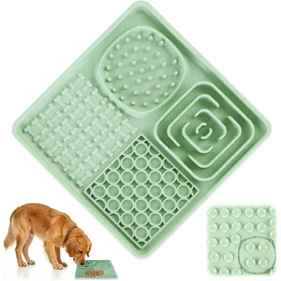 HausPets Tapis de Léchage Silicone Antidérapant avec Ventouses pour Chien HausPets Tapis de Léchage Silicone Antidérapant avec Ventouses pour Chien