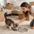 HausPets Leckmatte in niedlicher Katzenform