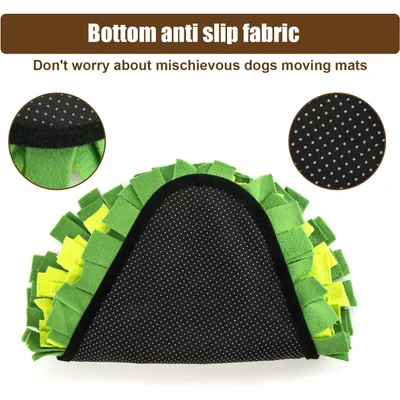 HausPets Graue Schnüffelmatte für Hunde, erzieherisch
