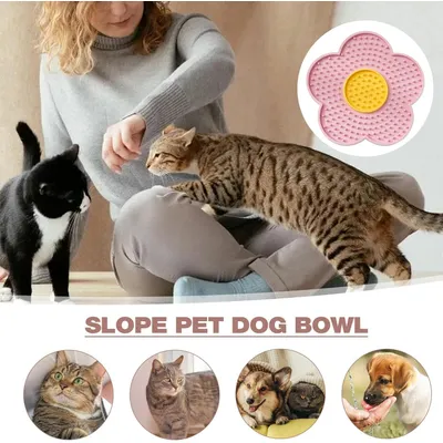 HausPets Leckmatte für langsames Füttern von Katzen