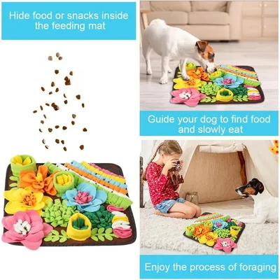 HausPets Riechmatte 39x39cm, braun, waschbar