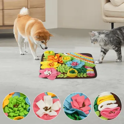 HausPets Riechmatte 39x39cm, braun, waschbar