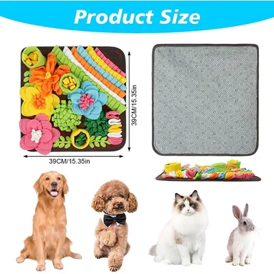 HausPets Riechmatte 39x39cm, braun, waschbar