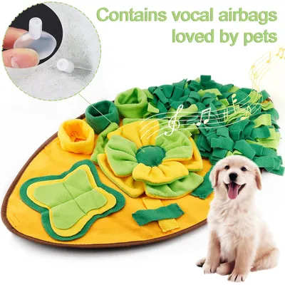 HausPets Faltbares Anti-Stress-Schnüffelpuzzle-Teppich