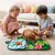 HausPets 2-in-1 Suchmatte mit Blumenmuster 45x25cm