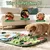 HausPets 2-in-1 Suchmatte mit Blumenmuster 45x25cm