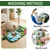 HausPets 2-in-1 Suchmatte mit Blumenmuster 45x25cm