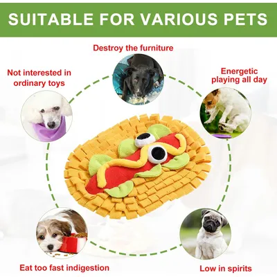 HausPets Tapis renifler chien/chat polaire lavable HausPets Tapis renifler chien/chat polaire lavable