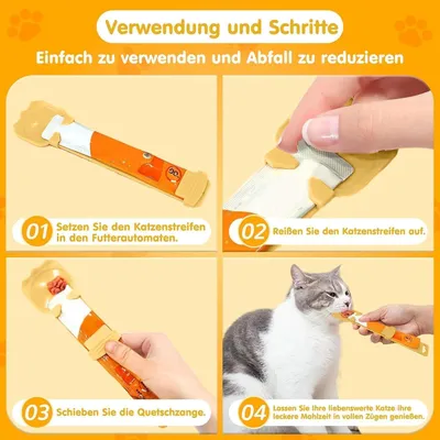 HausPets Gelbe Leckmatte + Leckerli-Löffel