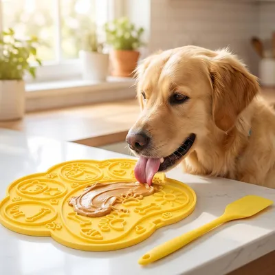 HausPets Waschbare Silikon-Leckmatte für Pfoten