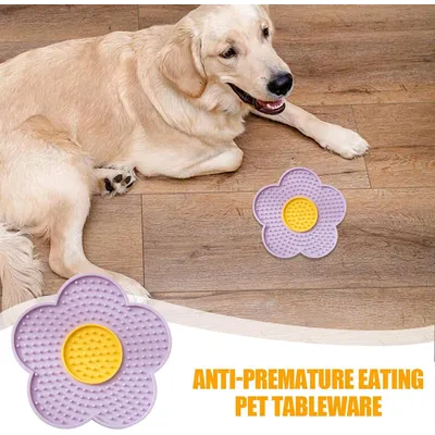 HausPets Leckmatte mit Saugnäpfen für Katzen/Hunde