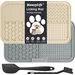 HausPets Set aus 2 Silikon Leckmatten mit Saugnäpfen für Hunde/Katzen