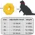 HausPets Collier Anti-Léchage Tournesol M 14-22cm Doux Réglable HausPets Collier Anti-Léchage Tournesol M 14-22cm Doux Réglable