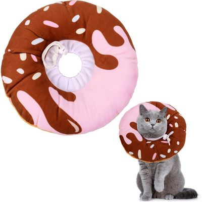 HausPets anti-lechage chat chien S jusqu'a 3kg doux confortable look espace