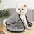 HausPets Serviette Bain Chien Chenille Poches Mains HausPets Serviette Bain Chien Chenille Poches Mains
