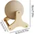 HausPets Griffoir en Sisal avec Base en Bois HausPets Griffoir en Sisal avec Base en Bois