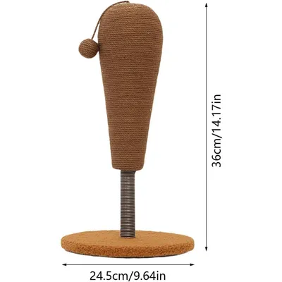 Kitten Scratching Post sisal, balle suspendue, anti-stress Kitten Scratching Post sisal, balle suspendue, anti-stress