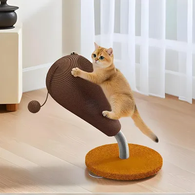 Kitten Scratching Post sisal, balle suspendue, anti-stress Kitten Scratching Post sisal, balle suspendue, anti-stress