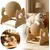 HausPets Balle Griffoir avec Support en Bois pour Chat HausPets Balle Griffoir avec Support en Bois pour Chat