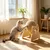 HausPets Balle Griffoir avec Support en Bois pour Chat HausPets Balle Griffoir avec Support en Bois pour Chat