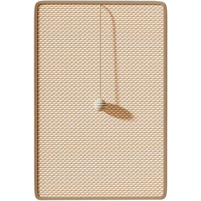 HausPets Griffoir Chat Sisal Naturel Mural avec Balle Jouet Interactive