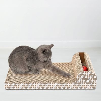 Intirilife planche gratter chat carton ondulé 45,5x24,5x10,5 cm