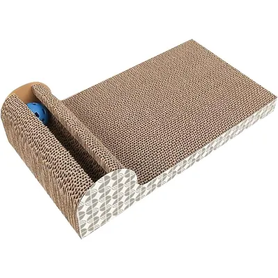 Intirilife planche gratter chat carton ondulé 45,5x24,5x10,5 cm Intirilife planche gratter chat carton ondulé 45,5x24,5x10,5 cm