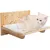 Wall Hanging Nest with Scratching Post & Ball Toy, pine wood