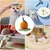 Griffoir sisal chat forme orange, anti-ennui, stimulation Griffoir sisal chat forme orange, anti-ennui, stimulation