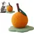 Griffoir sisal chat forme orange, anti-ennui, stimulation Griffoir sisal chat forme orange, anti-ennui, stimulation