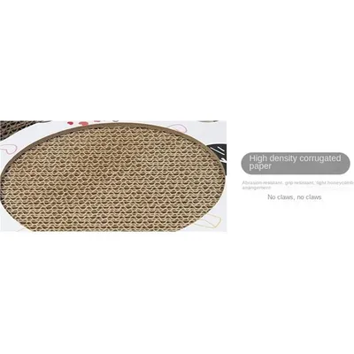 HausPets Grattoir pour Chat en Carton avec Piste de Balle HausPets Grattoir pour Chat en Carton avec Piste de Balle