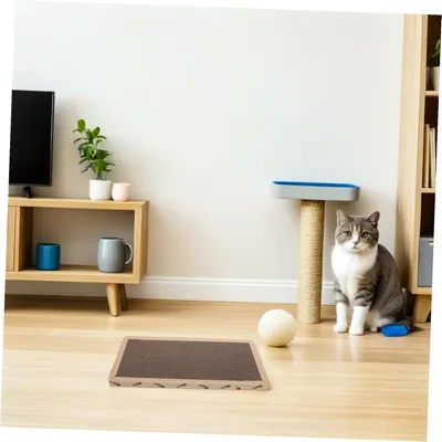 HausPets 2er-Set Flache Sisal-Kratzmatten für Katzen