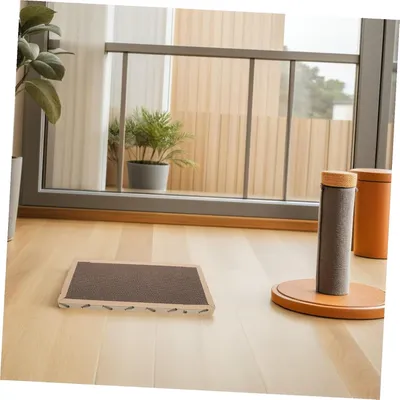 HausPets 2er-Set Flache Sisal-Kratzmatten für Katzen