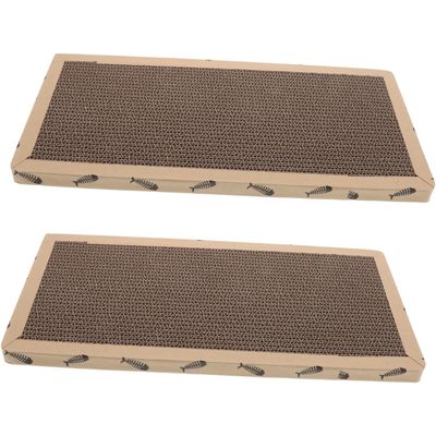 HausPets 2er-Set Flache Sisal-Kratzmatten für Katzen