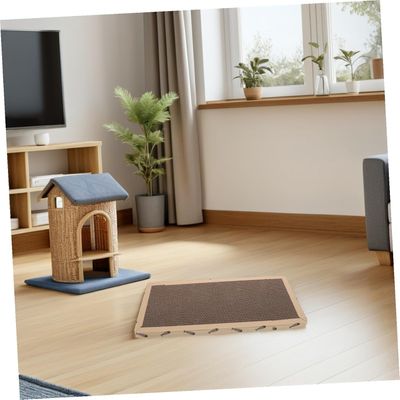HausPets Lot de 2 Tapis Griffoirs Plats en Sisal pour Chat