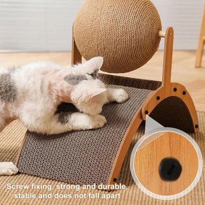 HausPets Boule à Griffer Verticale pour Chat