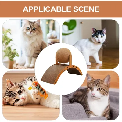HausPets Boule à Griffer Verticale pour Chat HausPets Boule à Griffer Verticale pour Chat