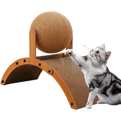 HausPets Boule à Griffer Verticale pour Chat
