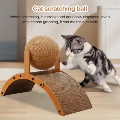 HausPets Boule à Griffer Verticale pour Chat HausPets Boule à Griffer Verticale pour Chat