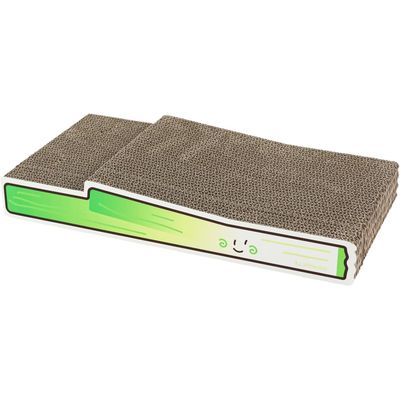 Corrugated Scratcher veggie shape 15.55x8.07x2.17in, banana onion carrot