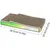 Corrugated Scratcher veggie shape 15.55x8.07x2.17in, banana onion carrot Corrugated Scratcher veggie shape 15.55x8.07x2.17in, banana onion carrot