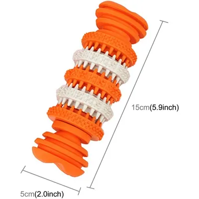 Jouet à mâcher caoutchouc non toxique - Nettoyage dents chien Jouet à mâcher caoutchouc non toxique - Nettoyage dents chien