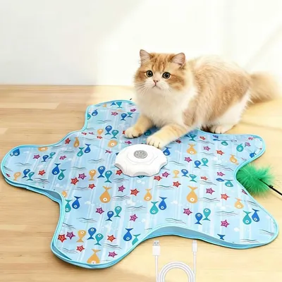 HausPets Jouet électronique rotatif pour chats HausPets Jouet électronique rotatif pour chats