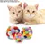 HausPets Bunte Katzenbälle mit Katzenminze und Interaktiver Glocke