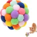 HausPets Bunte Katzenbälle mit Katzenminze und Interaktiver Glocke