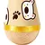 HausPets Jouet Interactif Chat Ours en Bois et Coton