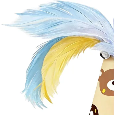 HausPets Jouet Interactif Chat Ours en Bois et Coton