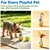 HausPets Spielzeug Katze Buche Wackelbalance Federn 2er Set